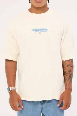 Vine Heavyweight Easy Tee Off White