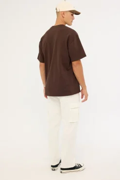 Vinyl Cargo Pant Off White