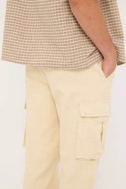 Vinyl Cargo Pant Off White