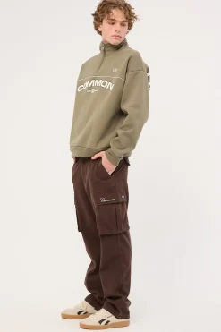 Vinyl Cargo Pant Washed Brown