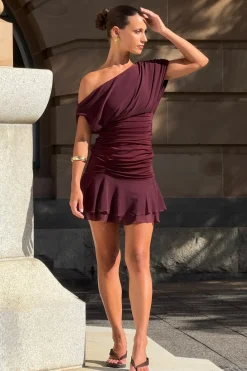 Vionne Mesh Skort Plum