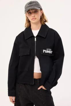 Viper Boxy Jacket Black