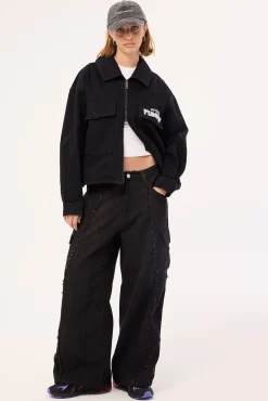 Viper Boxy Jacket Black