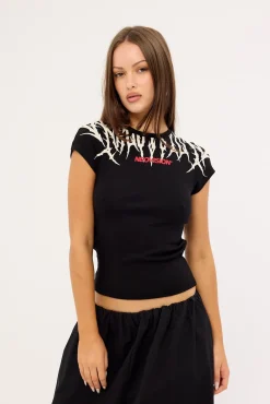 Virus Baby Tee Black