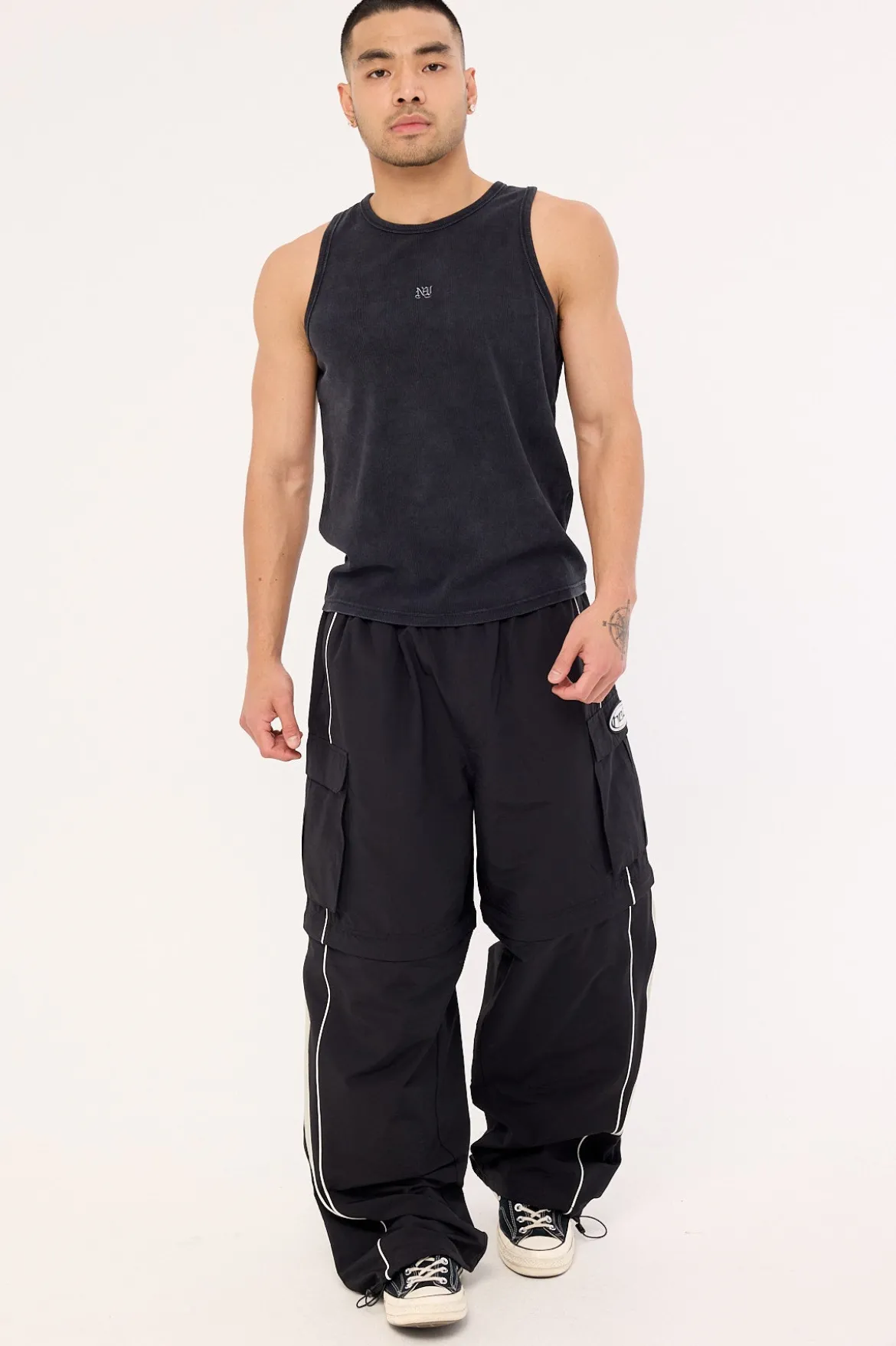 Volt Zip Off Cargo Pant Black