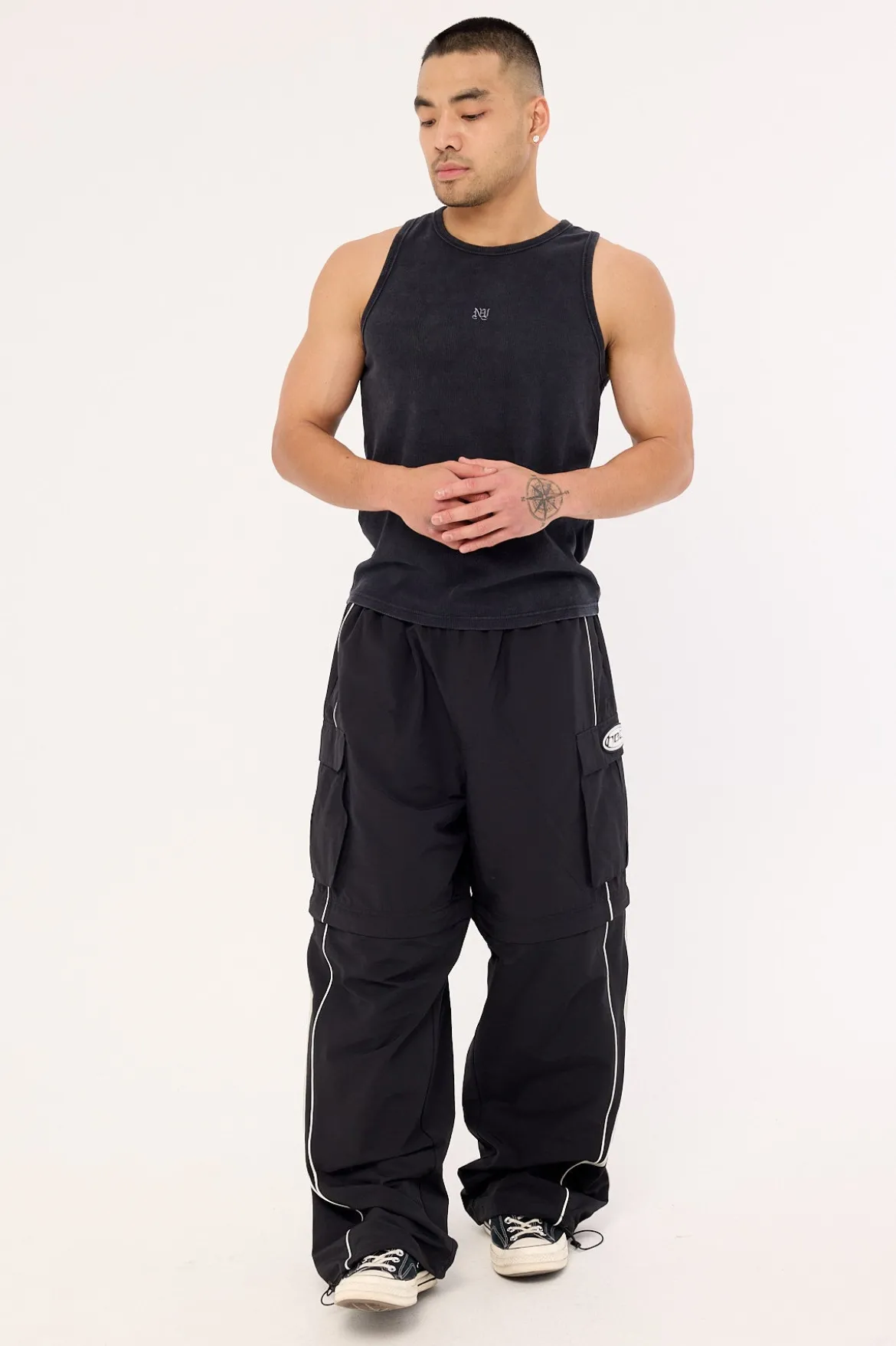 Volt Zip Off Cargo Pant Black