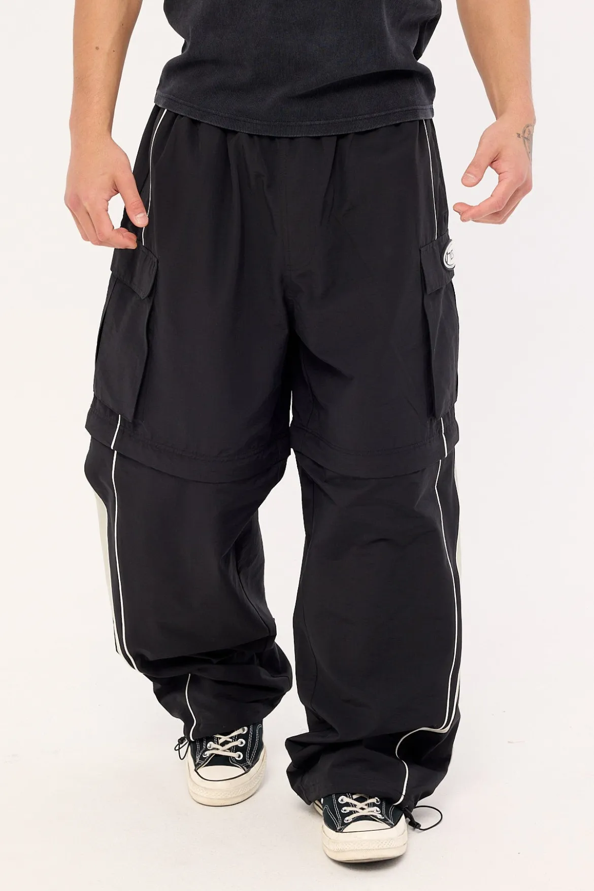 Volt Zip Off Cargo Pant Black