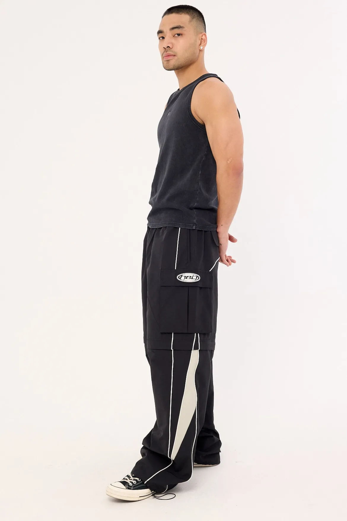 Volt Zip Off Cargo Pant Black