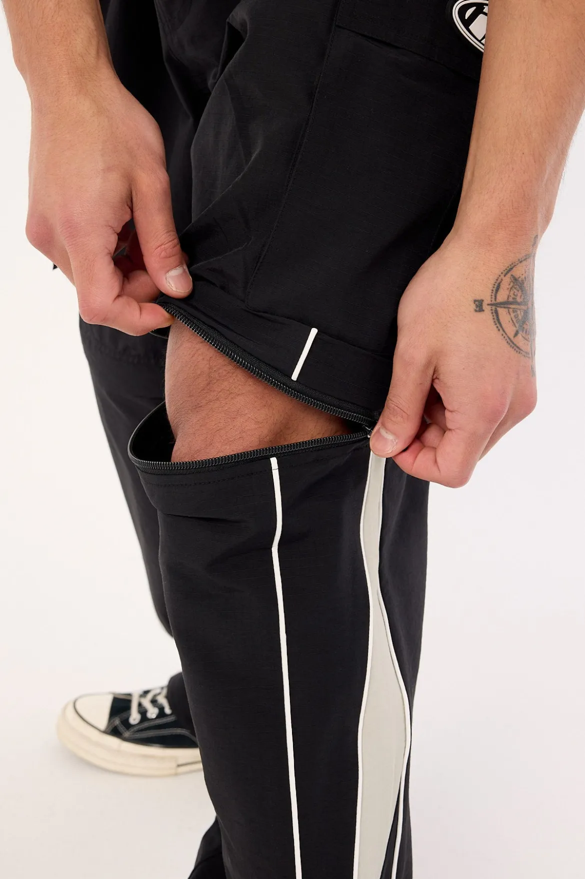 Volt Zip Off Cargo Pant Black