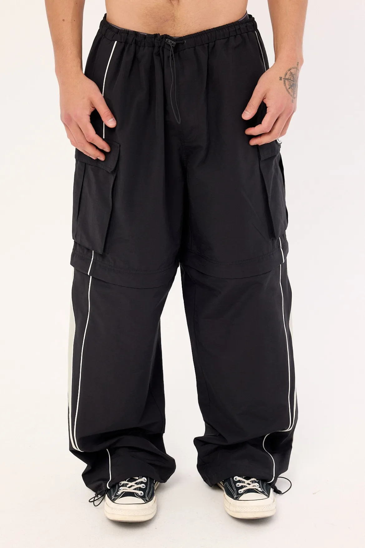 Volt Zip Off Cargo Pant Black