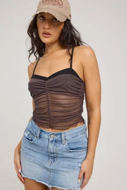Von Dutch Denim Mini Skirt Light Blue
