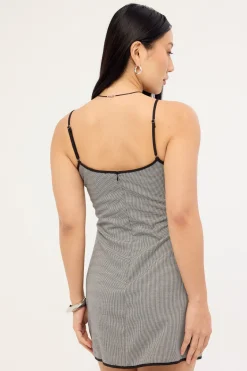 Voyage Mini Dress Noir Gingham