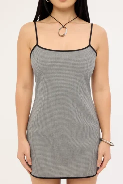 Voyage Mini Dress Noir Gingham