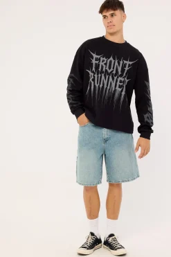 Waffle Knit Black