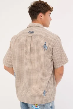 Walk In Short Sleeve Shirt Tan