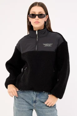 Warm Down Polar Fleece Charcoal