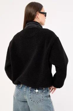 Warm Down Polar Fleece Charcoal