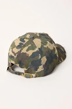 Washed Camo Dad Cap Camo