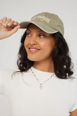 Washed Los Angeles Cap Khaki