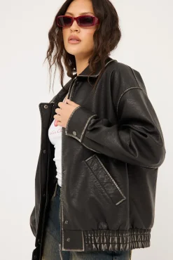 Washed Maxx Bomber Black