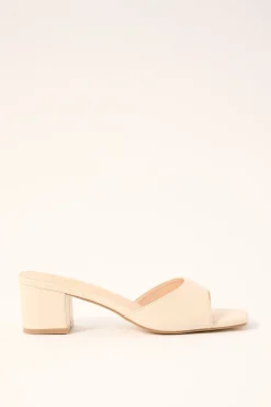 Wednesday Heel Bone White