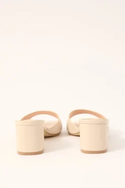 Wednesday Heel Bone White