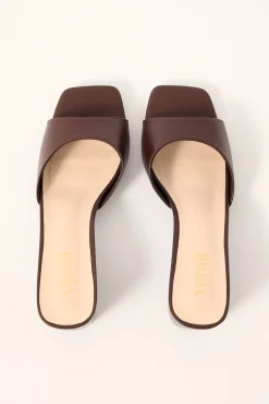 Wednesday Heel Chocolate Brown