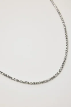 Wheat Chain Necklace Stainless Steel