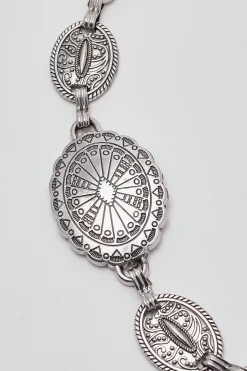 Wheel Of Fortune Disk Belt Silver