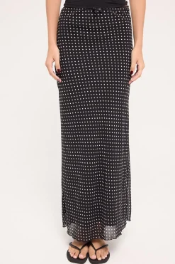 Whimsy Polka Dot Maxi Skirt Polka Dot