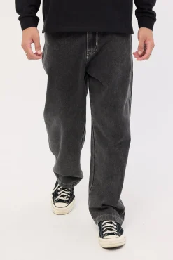 Whistle Bull Denim 91 Jean Washed Black