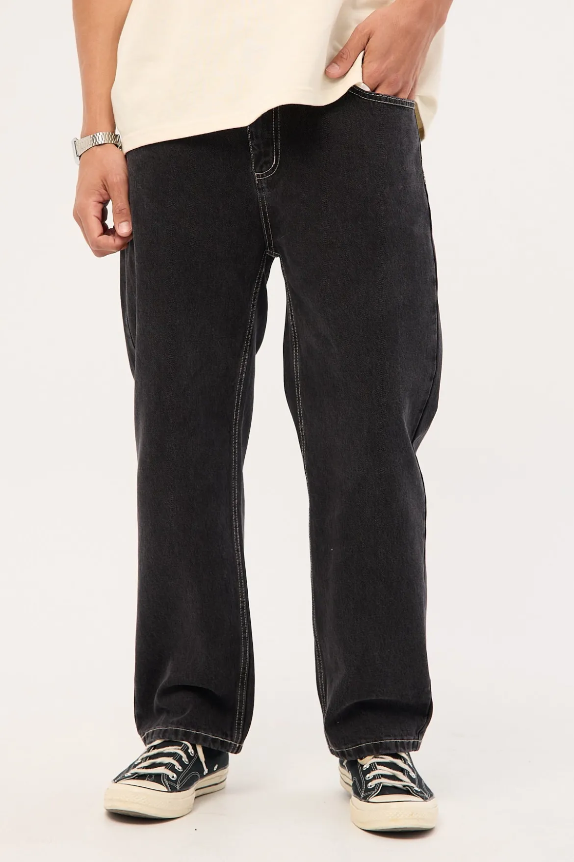 Whitman Straight Jean Storm Black