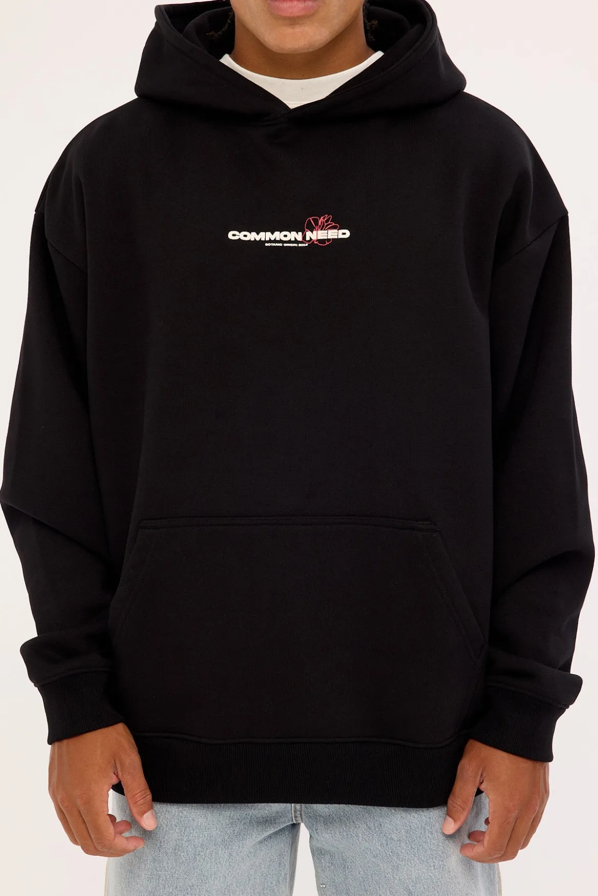 Wild Sector Boxy Hoodie Black