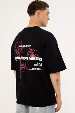 Wild Sector Heavyweight Easy Tee Black