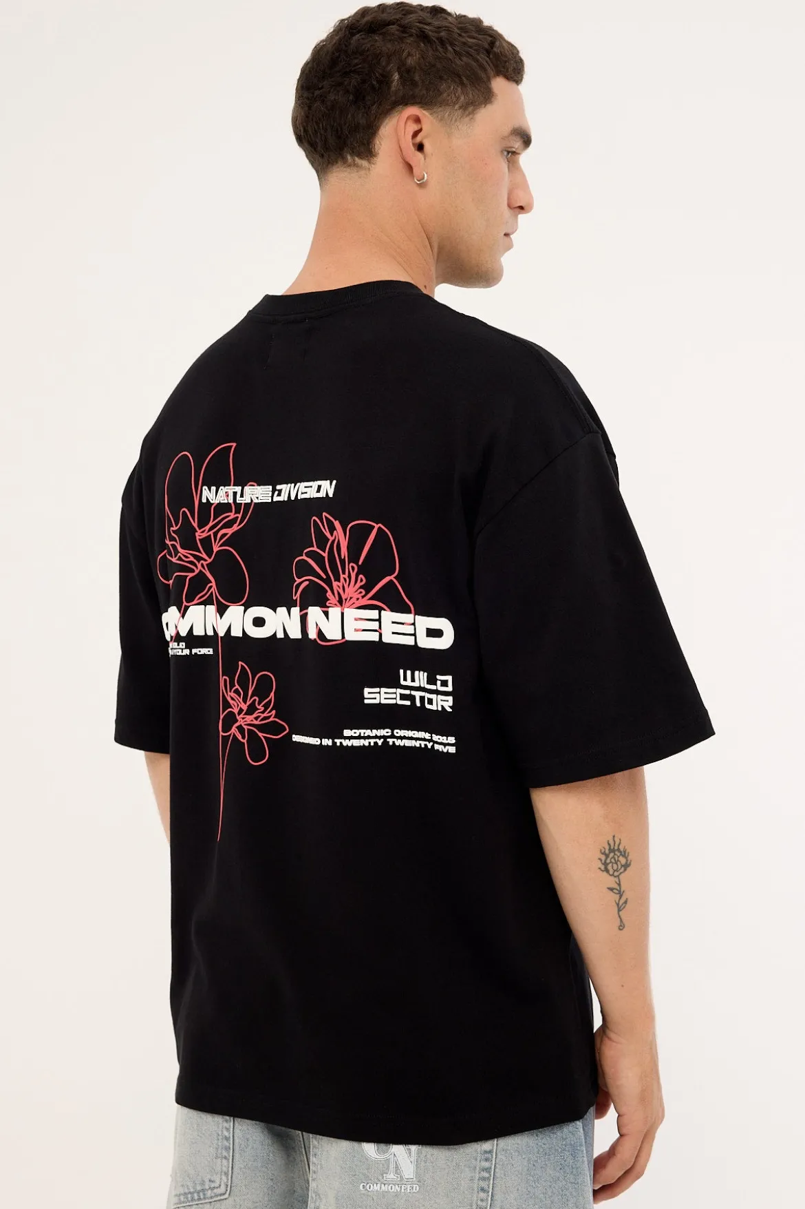 Wild Sector Heavyweight Easy Tee Black