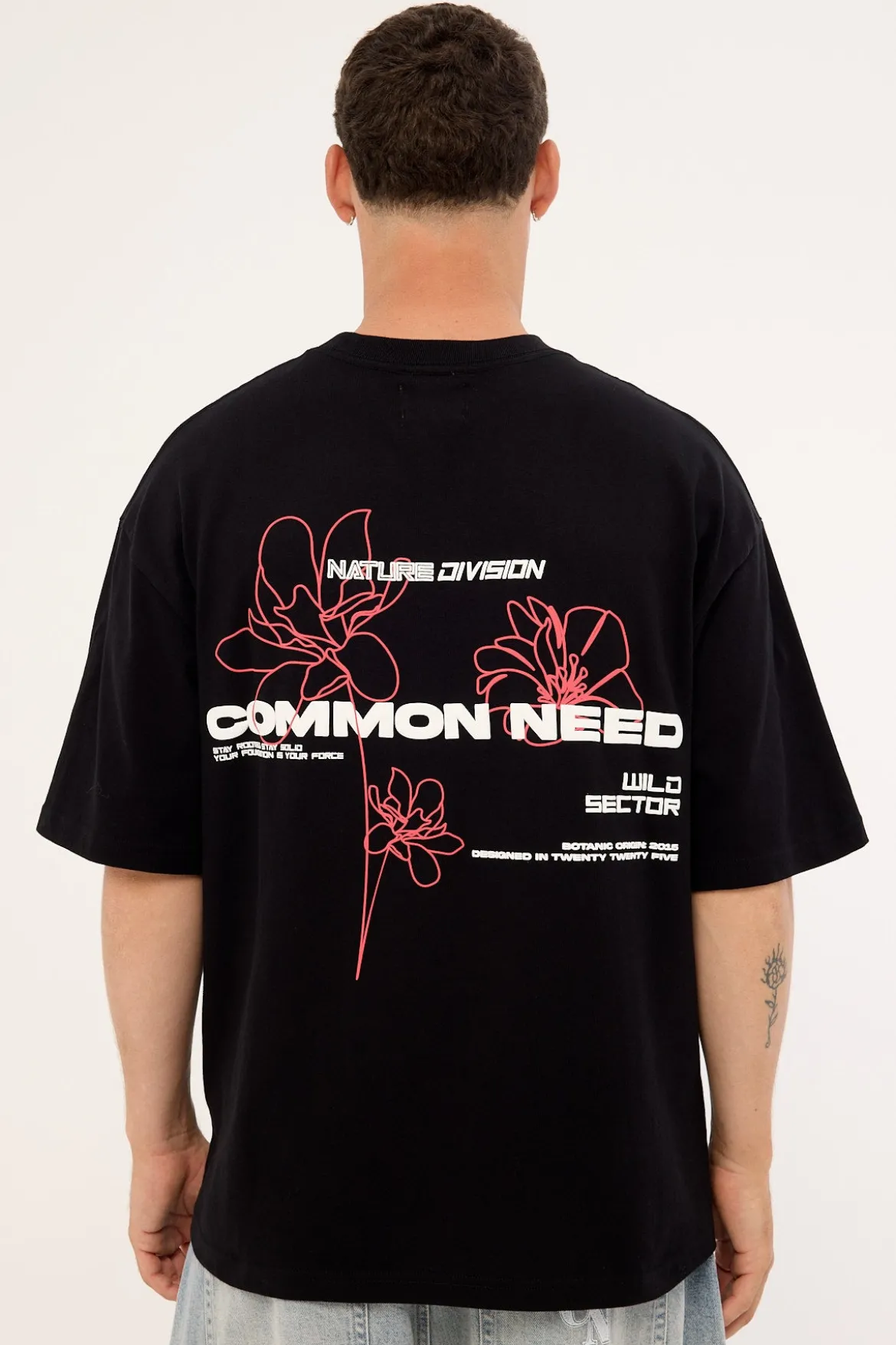 Wild Sector Heavyweight Easy Tee Black