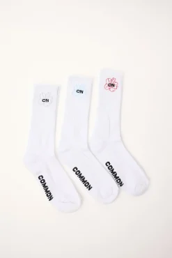 Wild Sector Sock 3 Pack White