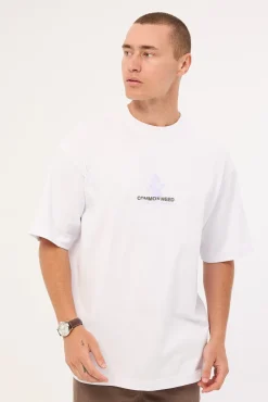 Wildflower Heavyweight Boxy Tee White