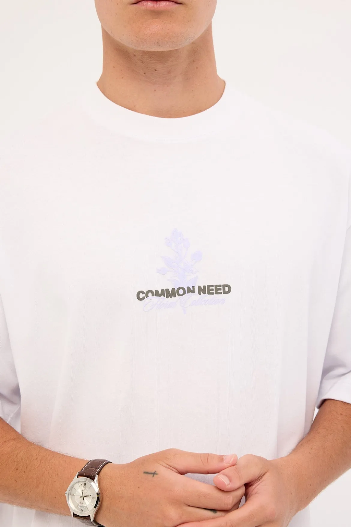 Wildflower Heavyweight Boxy Tee White