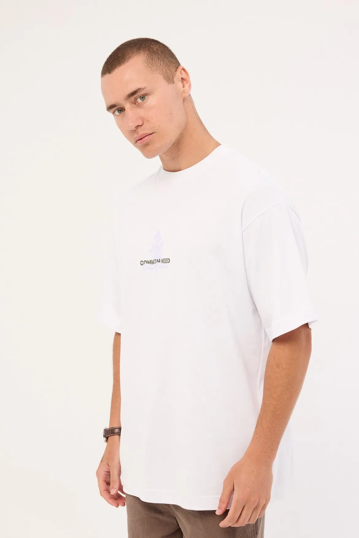 Wildflower Heavyweight Boxy Tee White
