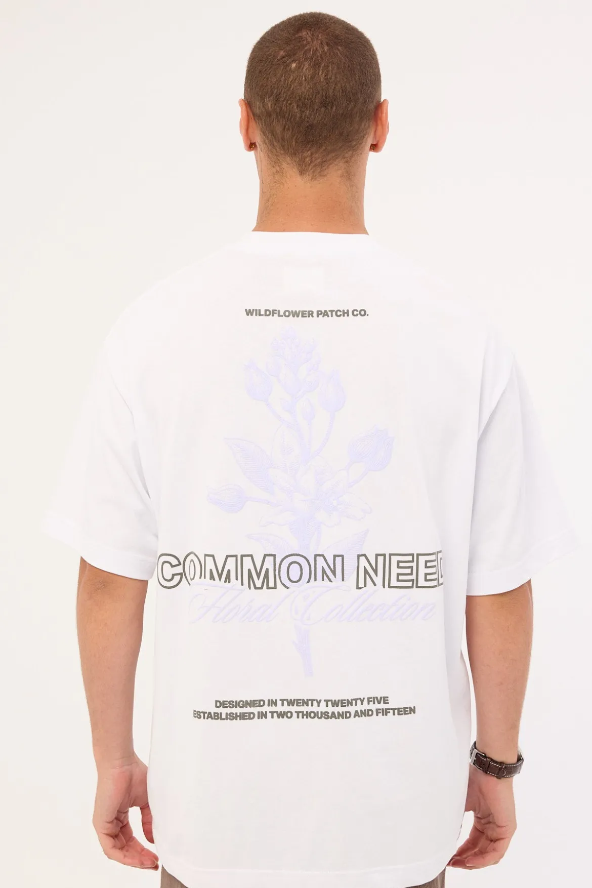 Wildflower Heavyweight Boxy Tee White