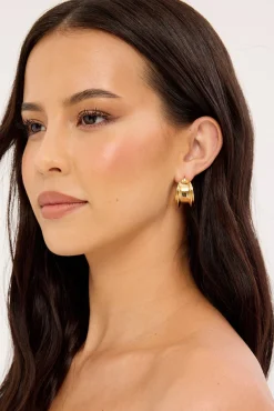 Willa Hoop Earrings Gold