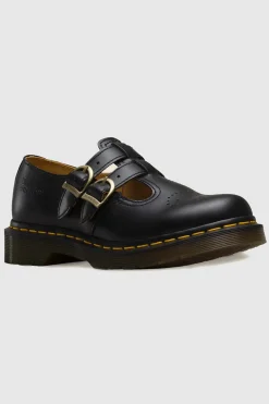 Womens 8065 Mary Jane Black Smooth