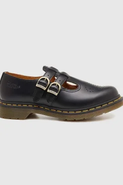 Womens 8065 Mary Jane Black Smooth