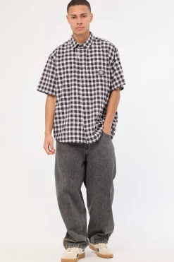 Worldwide Curved Hem Shirt Carbon