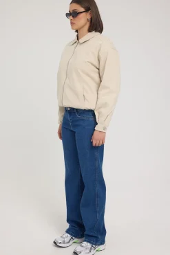 Worship Low Rider Jean Dark Electric Blue