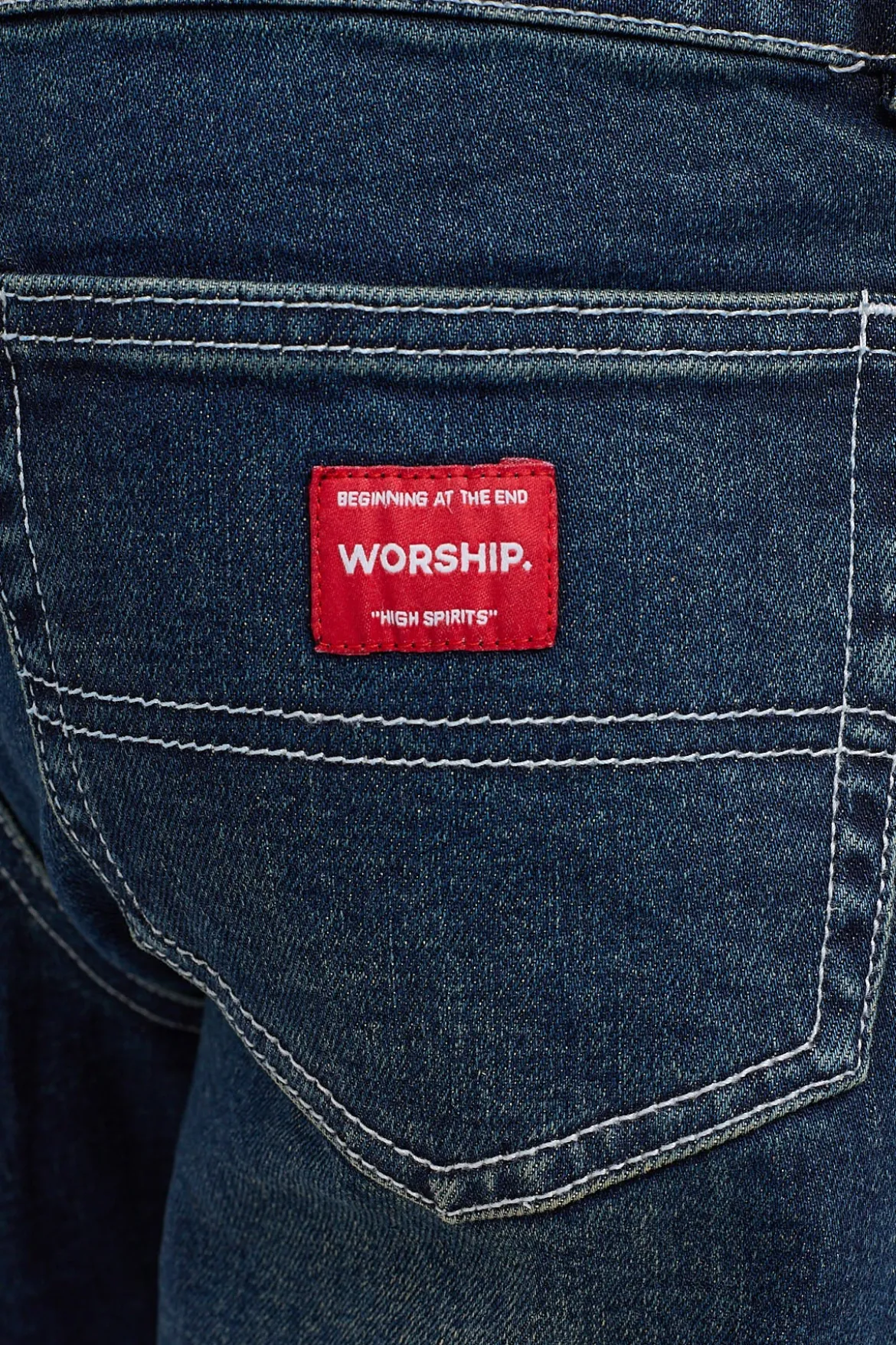 Worship Low Rider Jean Dirty Midnight