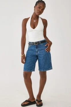 Worship Sloucher Short Worn Blue Rinse