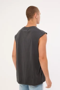 Wrangler 47 Muscle Tee Dark Slate