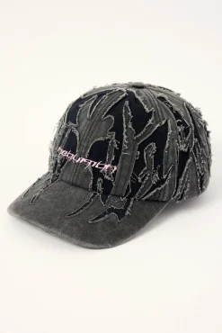 Wrapped Dad Cap Washed Black